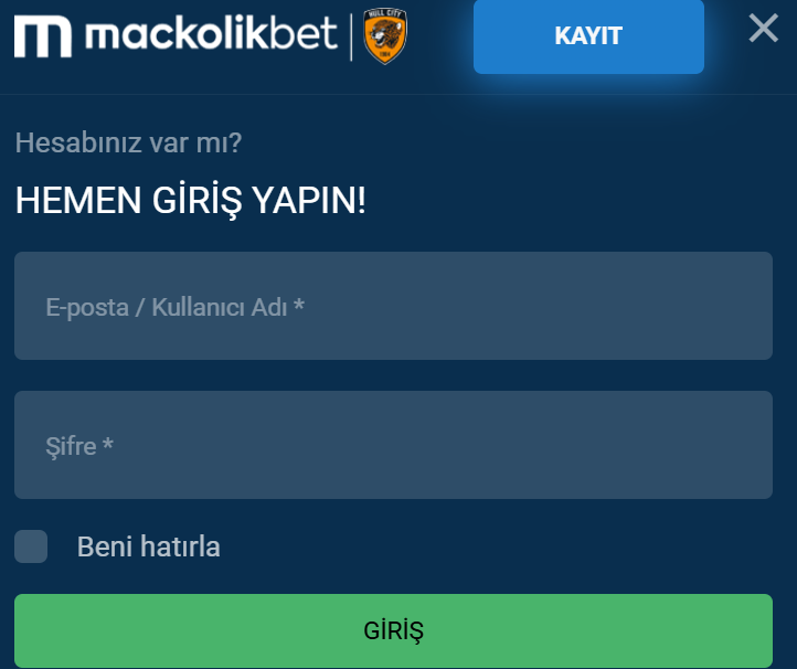 Mackolikbet Giriş