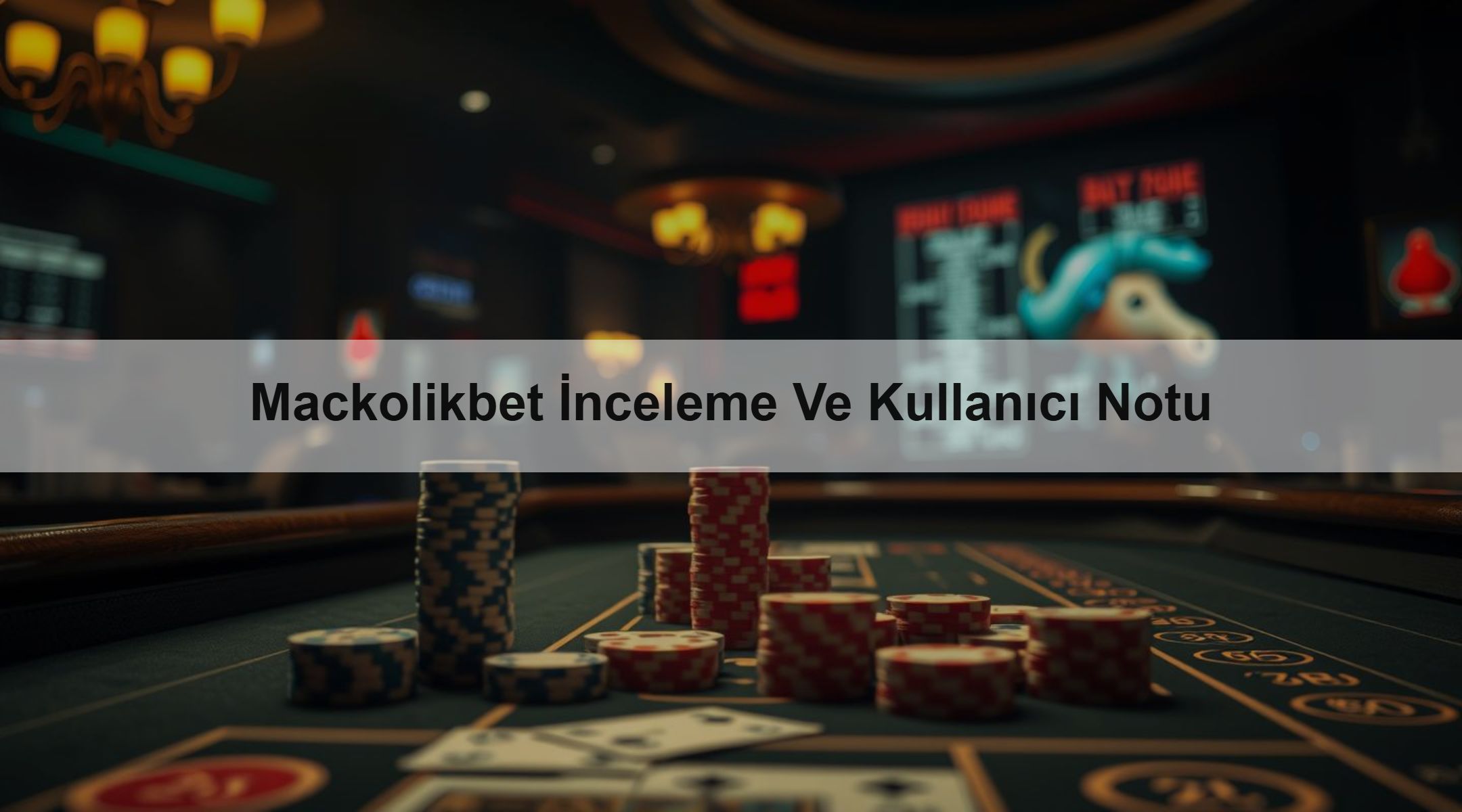 Mackolikbet İnceleme Ve Kullanıcı Notu
